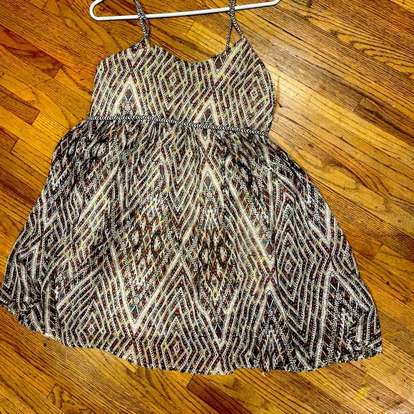 Free People Short Geometric Dress - Picture 1 of 6